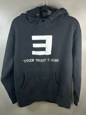 Vintage Y2K Eminem The Way I Am Rap Music Sweatshirt Hoodie Size Medium